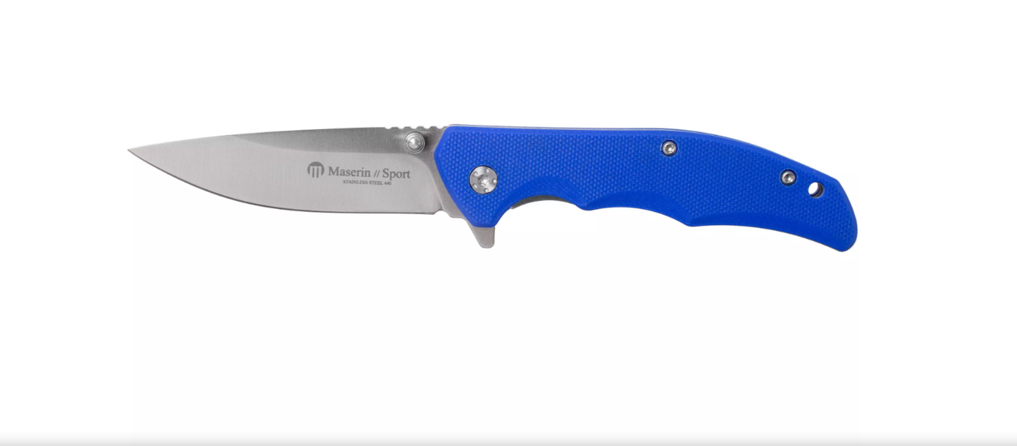 Maserin Messer Sporting CM 17,5 -G10, blau