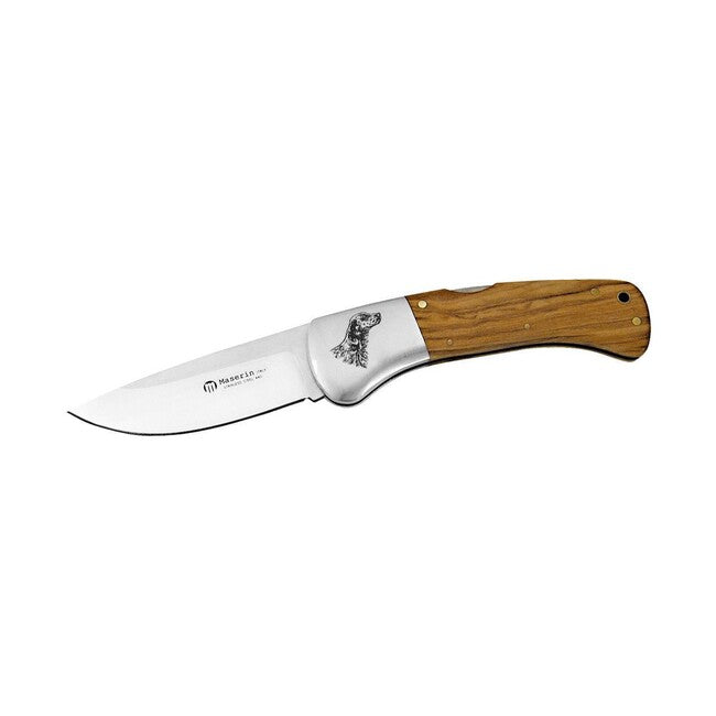 Maserin Messer Sporting cm.22 drevena rukovät s logom