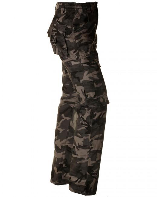 Loshan Alan Men's Insulated Pants, Grey Camo