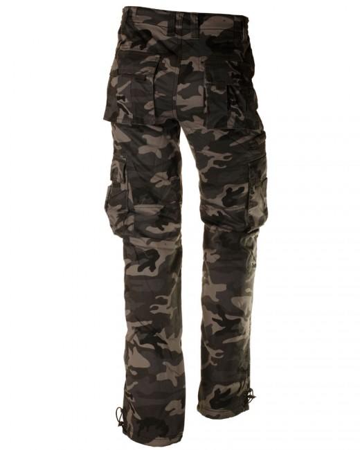 Loshan Alan Men's Insulated Pants, Grey Camo