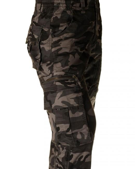Loshan Alan Men's Insulated Pants, Grey Camo