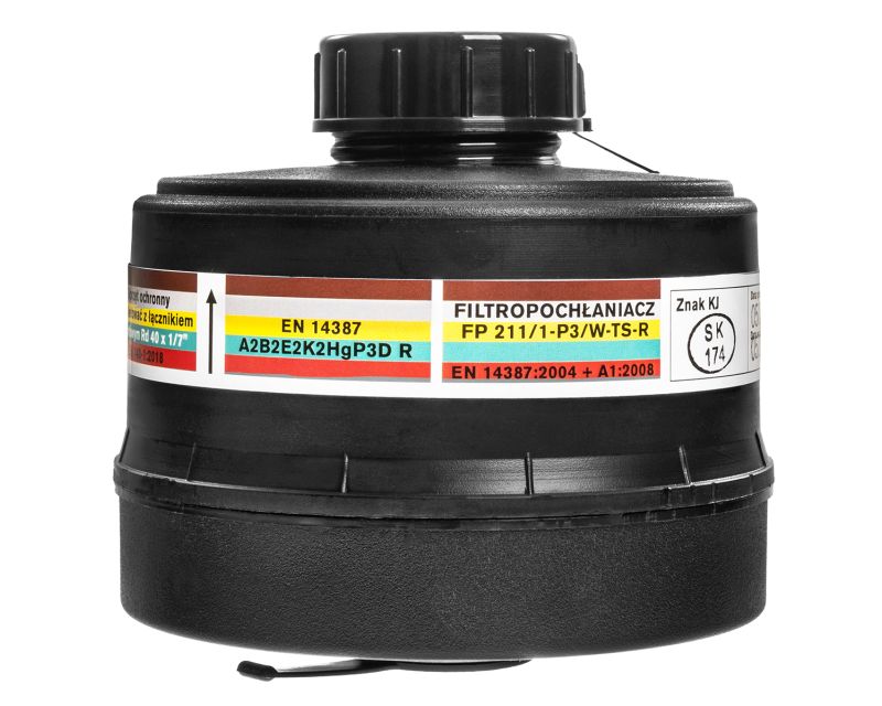 Maskpol FP 211/1-P3/W/FF P3 Kombinationsfilter für Gasmasken