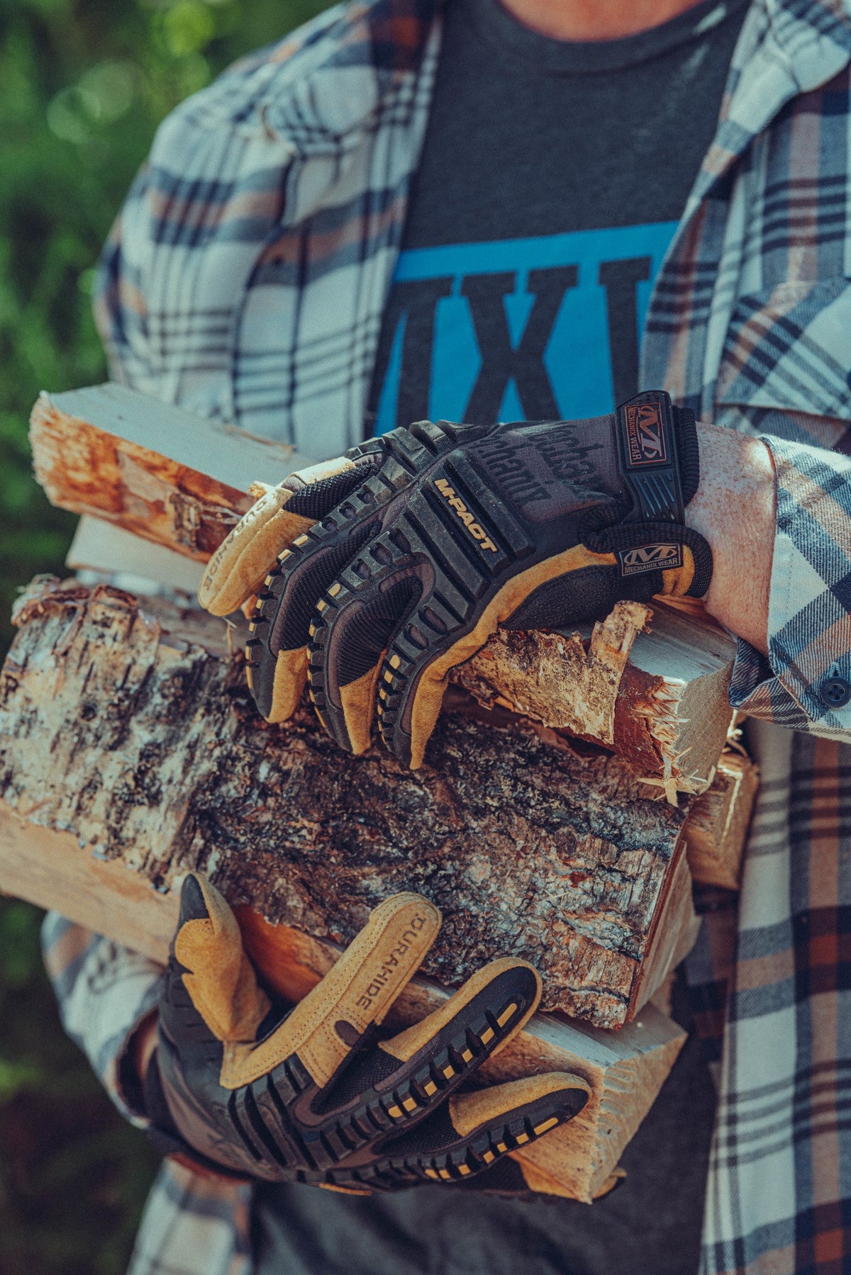 Mechanix Wear Durahide M-Pact Leder Arbeitshandschuhe