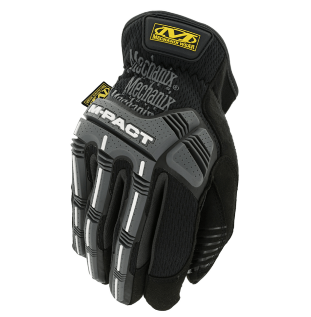 Mechanix Wear M-Pact Open Cuff arbeitshandschuhe schwarz/grau