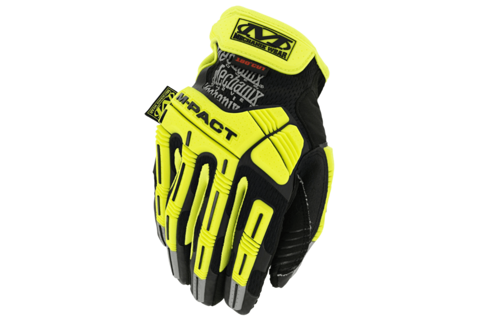 Mechanix M-Pact Work Gloves Class D5 Multi-Viz