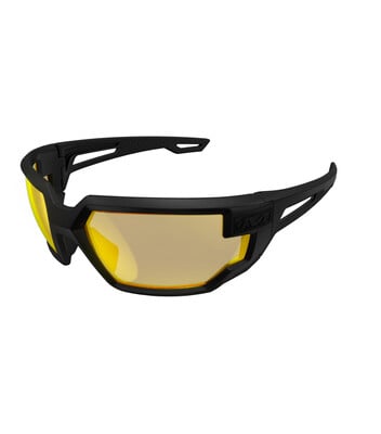 Mechanix Wear Tactical Goggles Type X schwarzer Rahmen, bernsteinfarbene Gläser