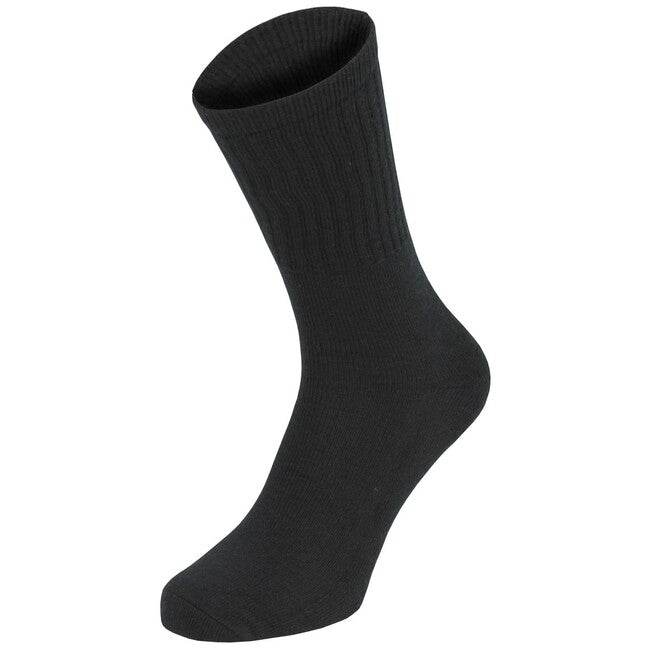 MFH Armadne Socken, schwarz, polodlhe, 3 balenia