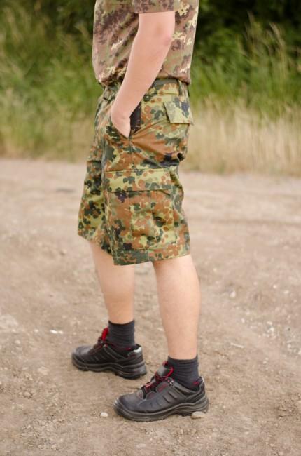MFH BDU Men's Shorts, Flecktarn