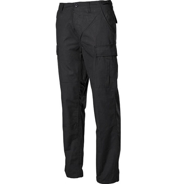 MFH BDU Herrenhose Rip-Stop schwarz