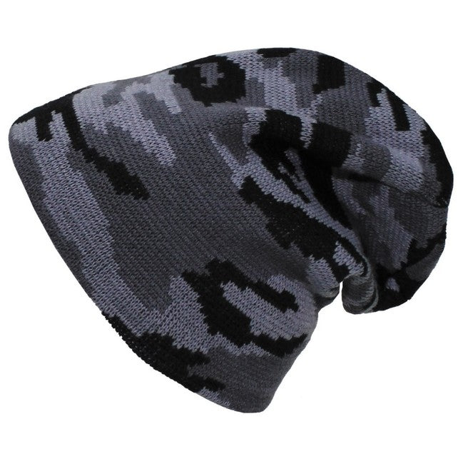 MFH Beanie-Strickmütze, lang, camo