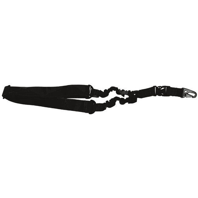 MFH Bungee Gewehrgurt mit Karabiner, schwarz
