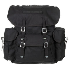 MFH BW-Rucksack, schwarz, Segeltuch