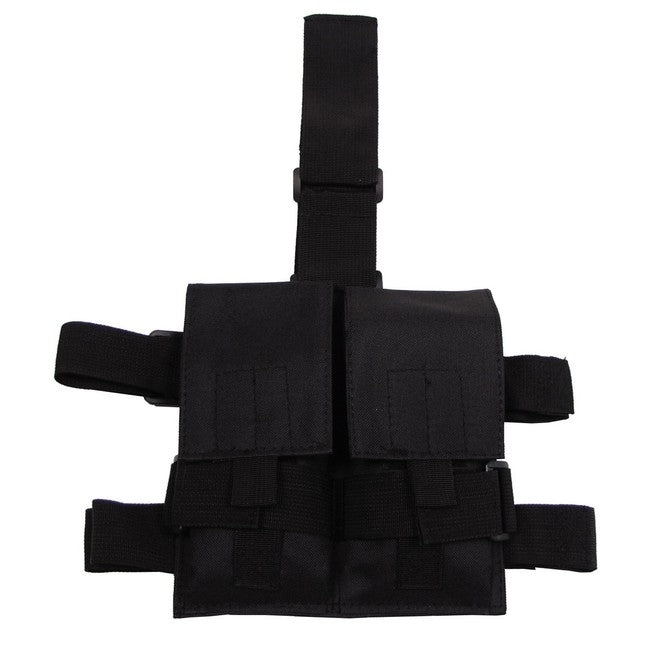MFH Dbl Oberschenkelholster für Magazin, schwarz