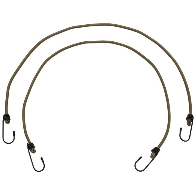 MFH Expander 75 cm mit Haken 6 mm, coyote tan, 2 Packungen