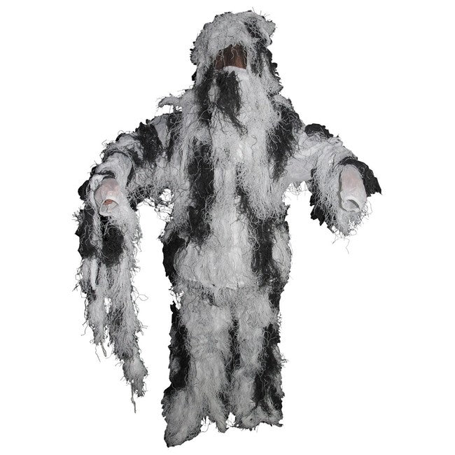 MFH Ghillie Suit maskovaci komplet, snow camo