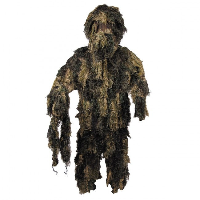 MFH Ghillie Suit Tarnungsset, woodland