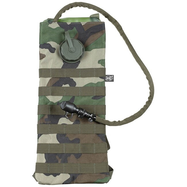 MFH Trinksack mit TPU-Schlauch MOLLE, 2,5 L, woodland