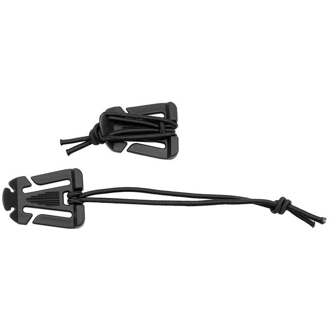 MFH Clip mit Gummiband "MOLLE", schwarz, 2er-Pack