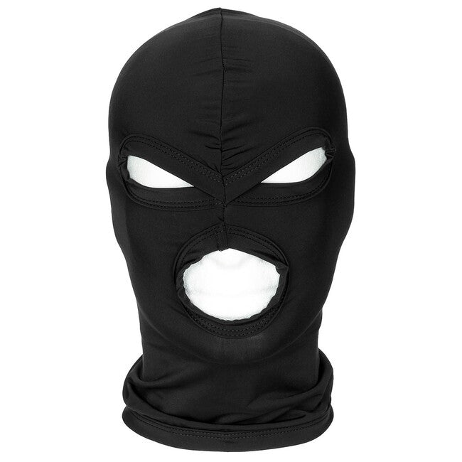 MFH Haube 3 Löcher dünn, schwarz