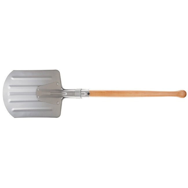MFH Schneeschaufel, abnehmbar, aluminium/holz