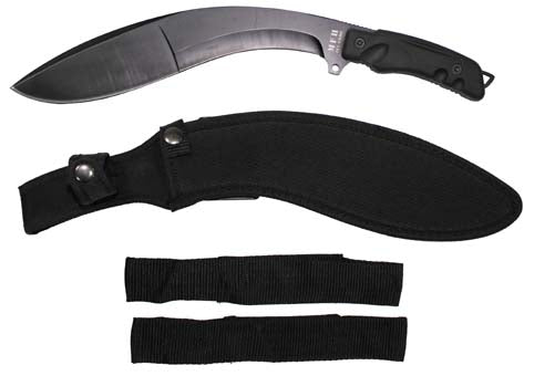 MFH Kukri-Machete schwarz mit Scheide