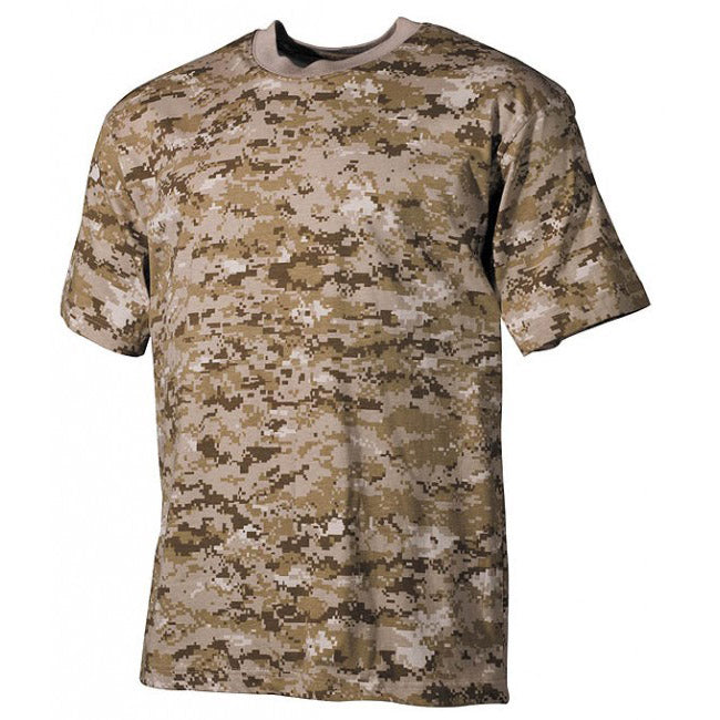 MFH BW Tarnmuster-T-shirt digital desert, 160g/m2