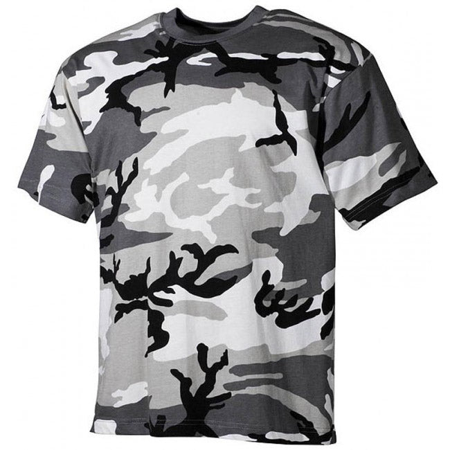 MFH BW Tarnmuster-T-shirt metro urban, 160g/m2
