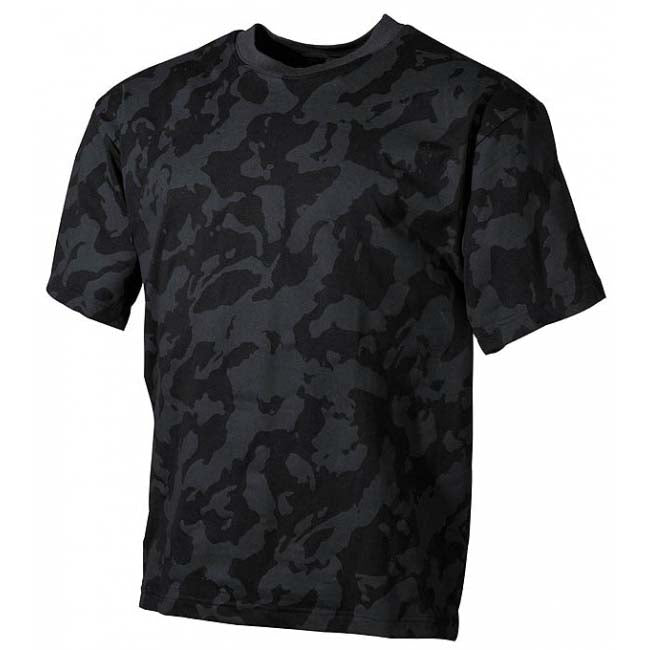 MFH BW Tarnmuster-T-shirt 170g/m2, night camo