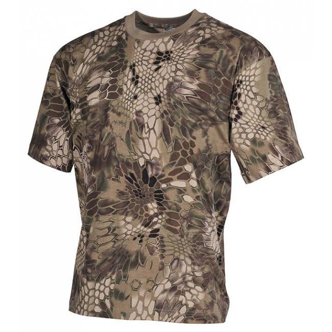 MFH BW Tarnmuster-T-shirt snake FG, 170g/m2