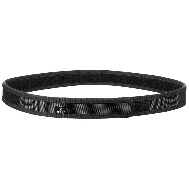 MFH Security Nylon-Gürtel mit Klettverschluss, schwarz
