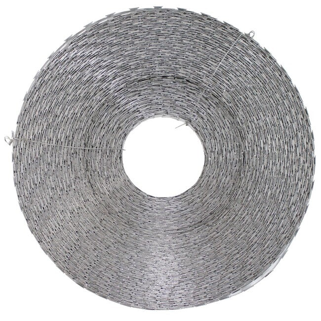 MFH Stacheldraht, Metall, 120 m, Spulendurchmesser 30 cm