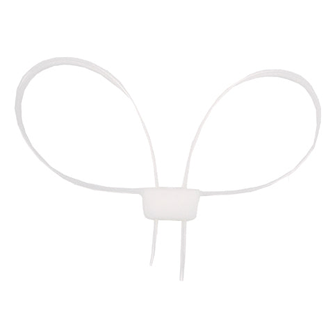 MFH Einweg-Kunststoffhandschellen 700x12mm, weiß
