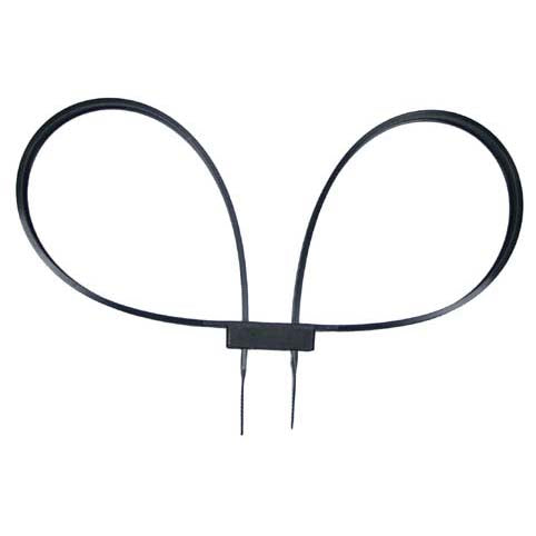 MFH Einweg-Kunststoffhandschellen 800x12,7mm, schwarz