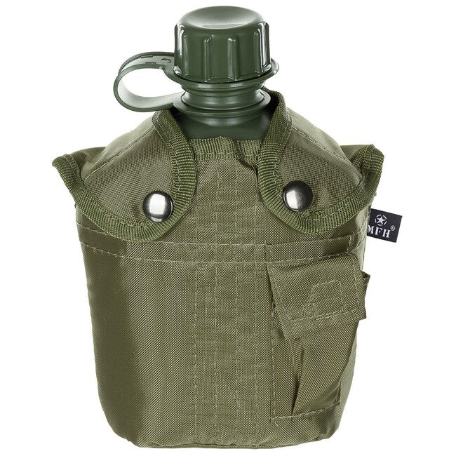 MFH Feldflasche 1L, bpa frei, od grün