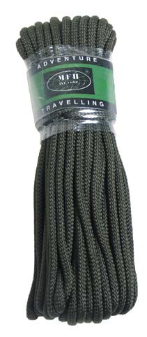 MFH Nylonseil 15 Meter 9mm olivgrün