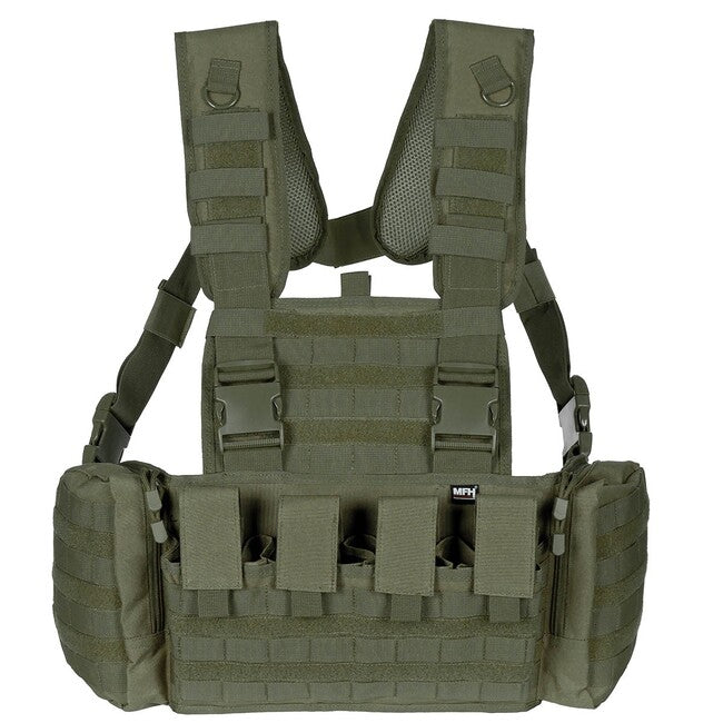 MFH Professional Taktische Weste Chest Rig Mission, OD grün