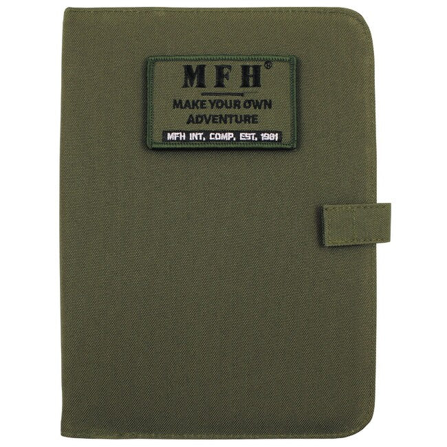 MFH Etui mit Notizblock A5, od grün