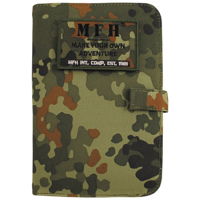MFH tasche mit Notizbuch A6, bw camo
