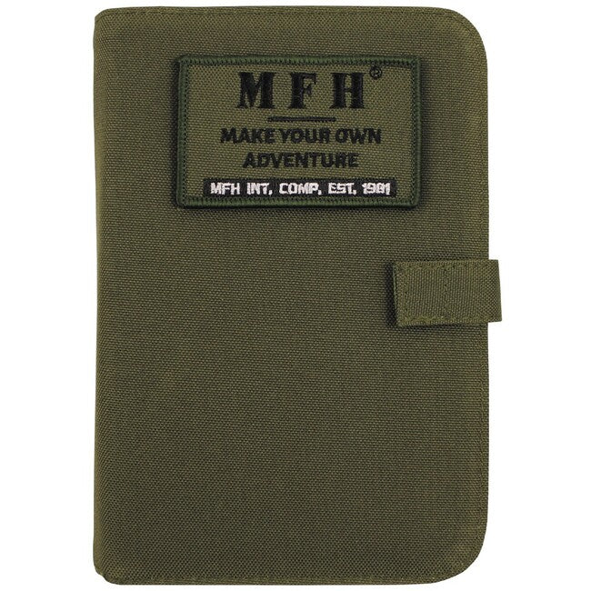 MFH A6 Notebooktasche, od grün