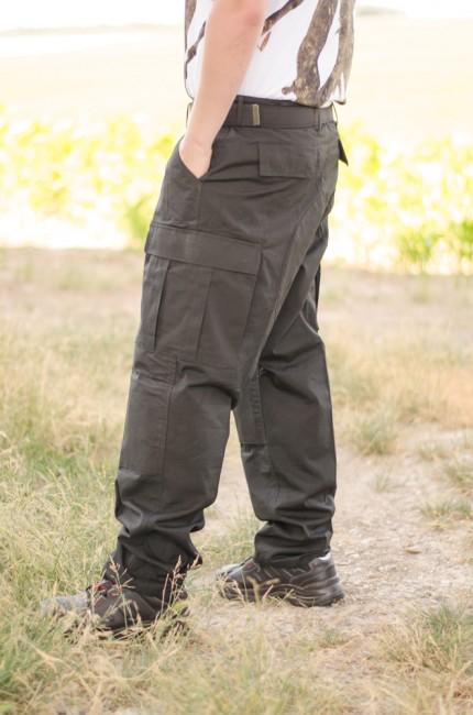 MFH BDU Herrenhose Rip-Stop schwarz