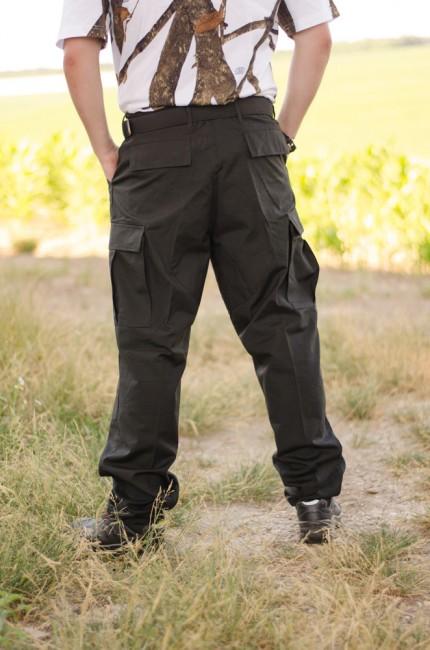 MFH BDU Herrenhose Rip-Stop schwarz