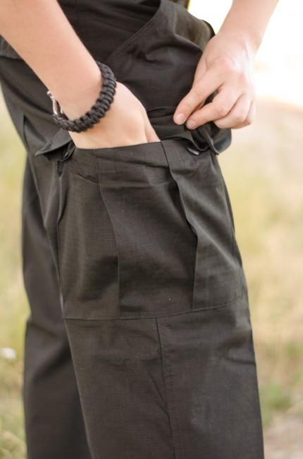 MFH BDU Herrenhose Rip-Stop schwarz