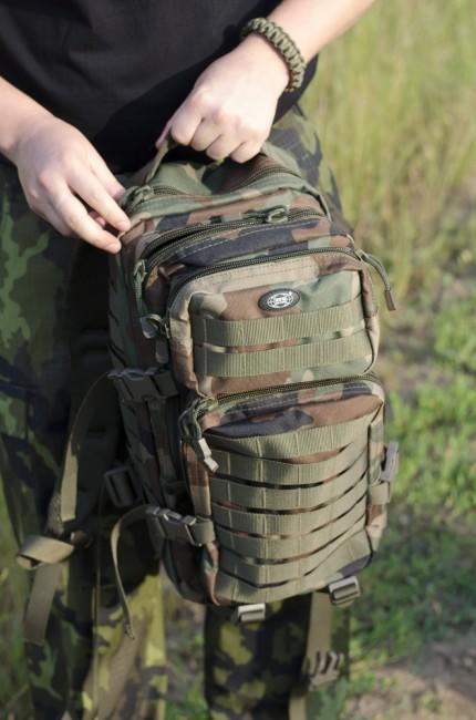 MFH US Assault Backpack Woodland 30L
