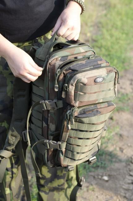 MFH US Assault Backpack Woodland 30L