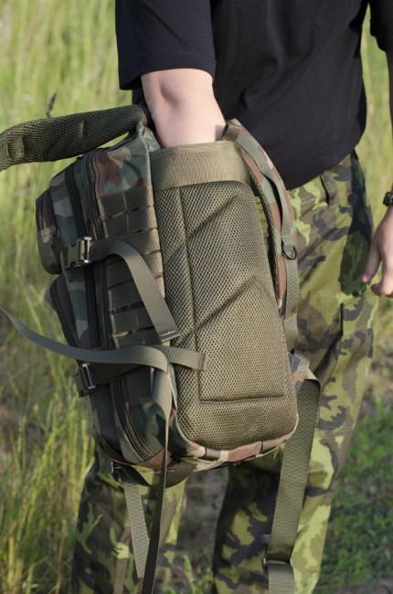 MFH US Assault Backpack Woodland 30L