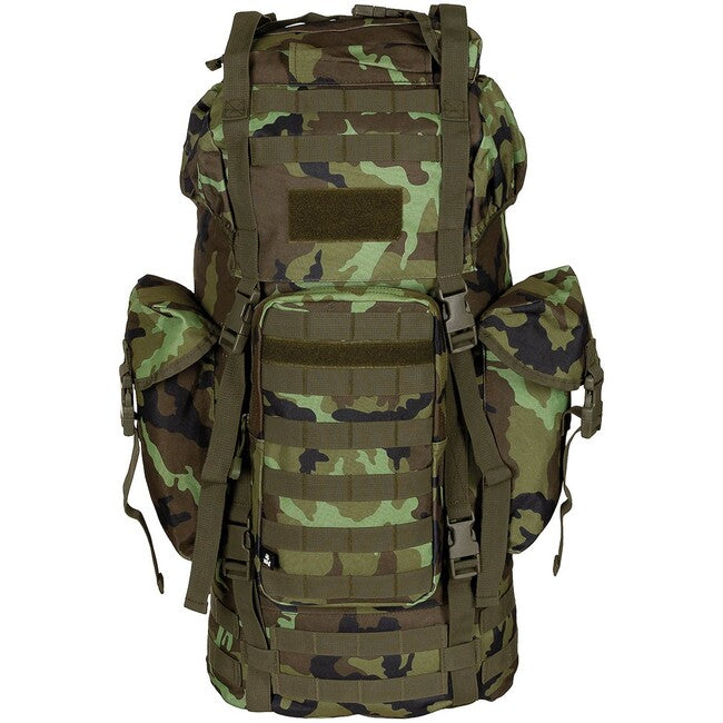 MFH MOLLE 65L Rucksack Aluminiumstange M95 CZ camo