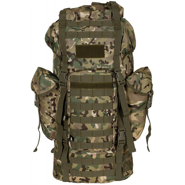 MFH MOLLE 65L Rucksack Aluminiumstange op.-camo