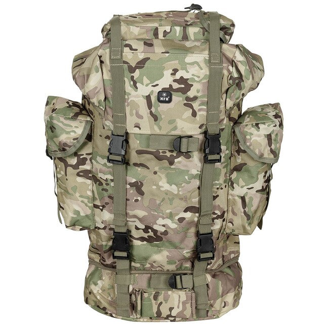 MFH MOLLE 65L Rucksack Aluminiumstange op.-camo