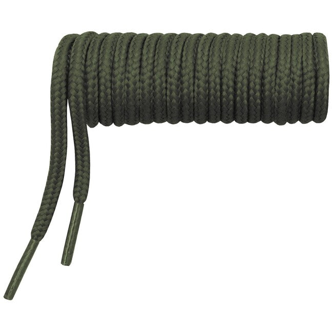 MFH Snurky do topanok, OD grün, cca 160 cm