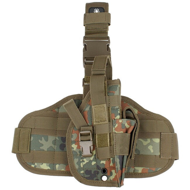 MFH Oberschenkel rechtsseitiges MOLLE-Gewehrholster, BW camo